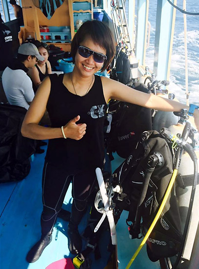 ครูนุ๊ก (Nook) ผู้ก่อตั้งโรงเรียนสอนดำน้ำ Zanook Dive ครูนุ๊ก (Nook) ผู้ก่อตั้งโรงเรียนสอนดำน้ำ Zanook Dive